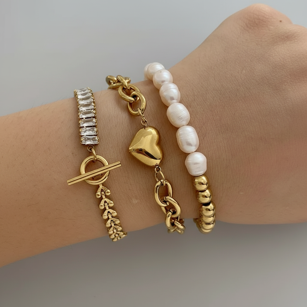 Pulsera diamante con cinta