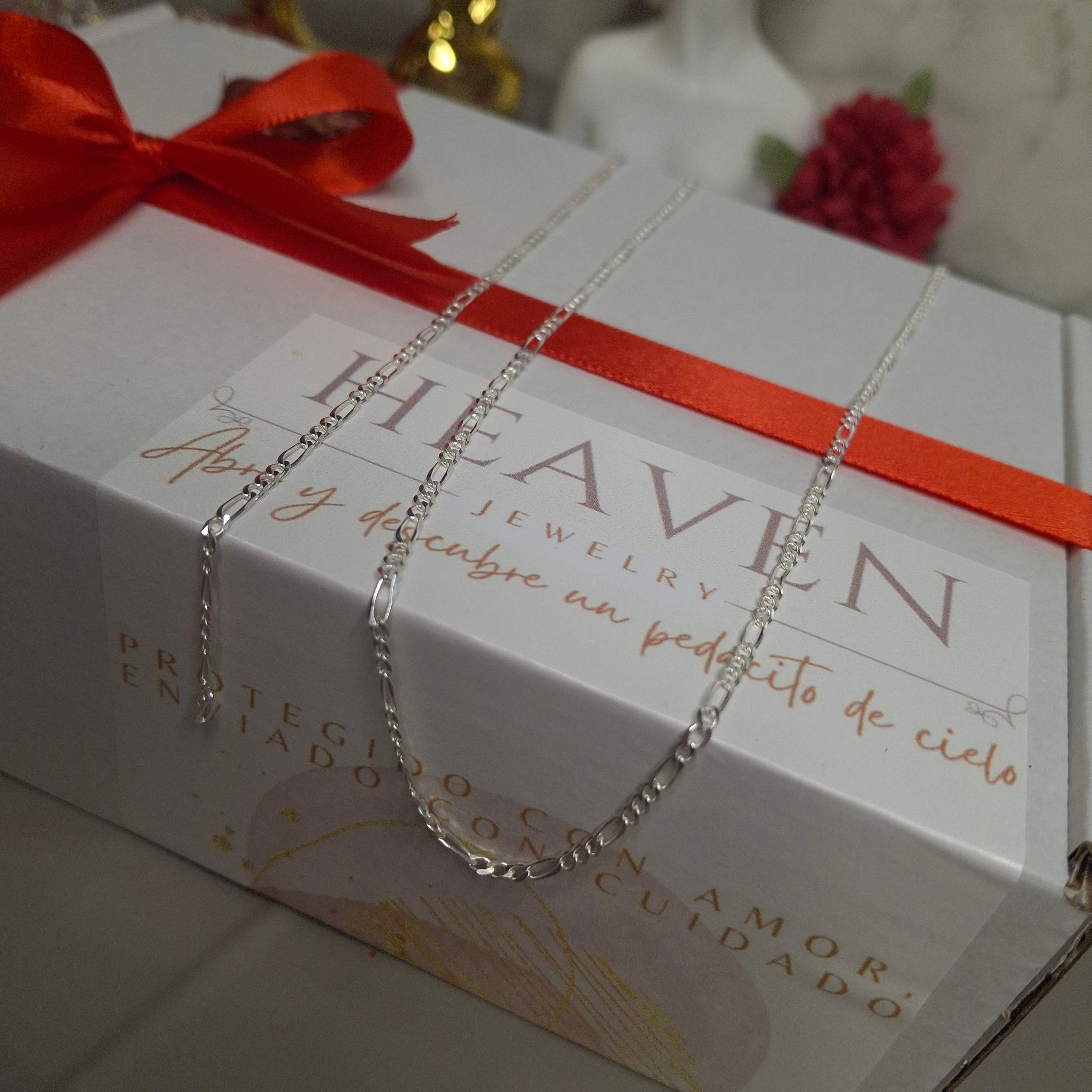 Conjunto figaro plata 925