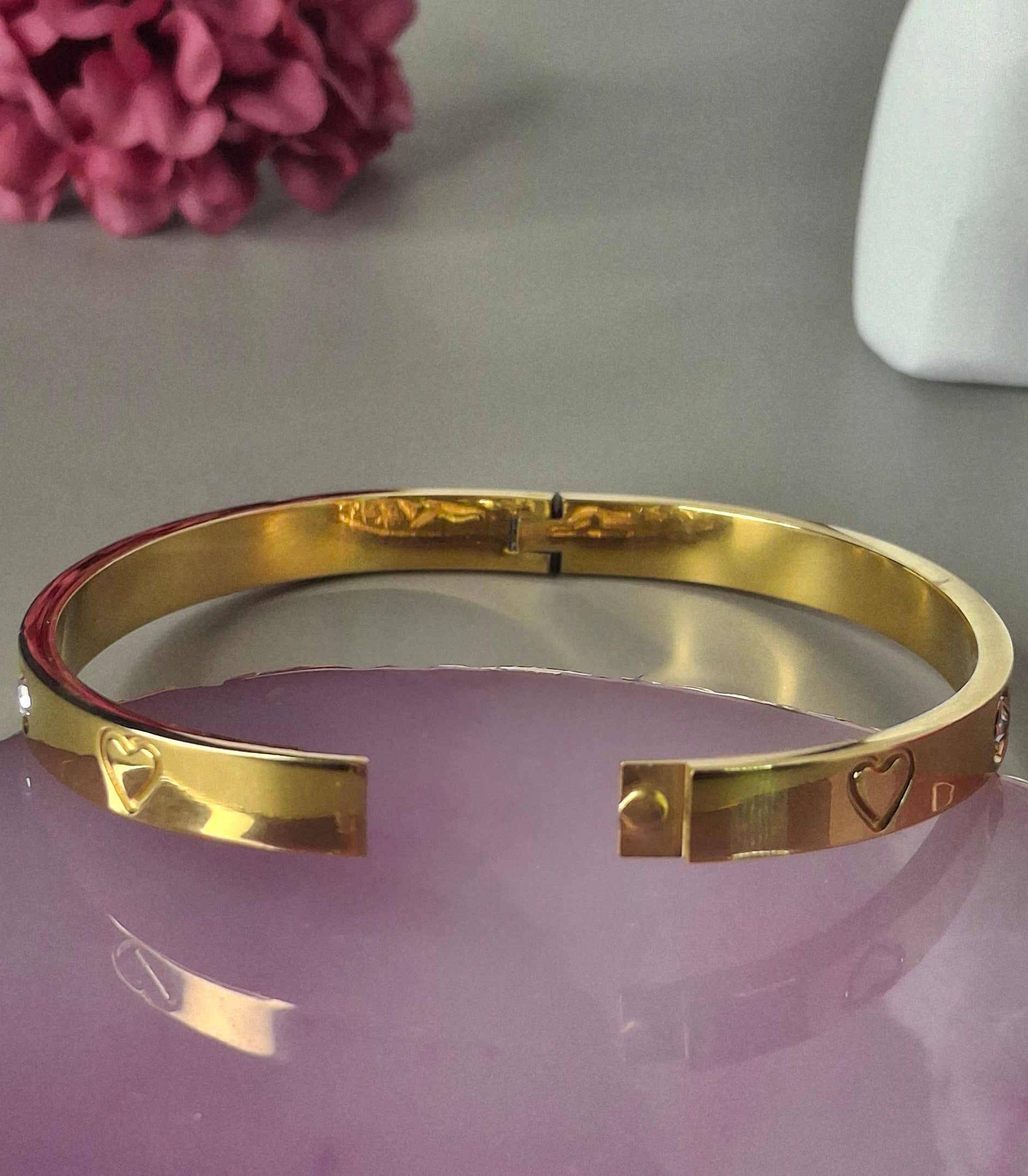 Brazalete diamante corazón