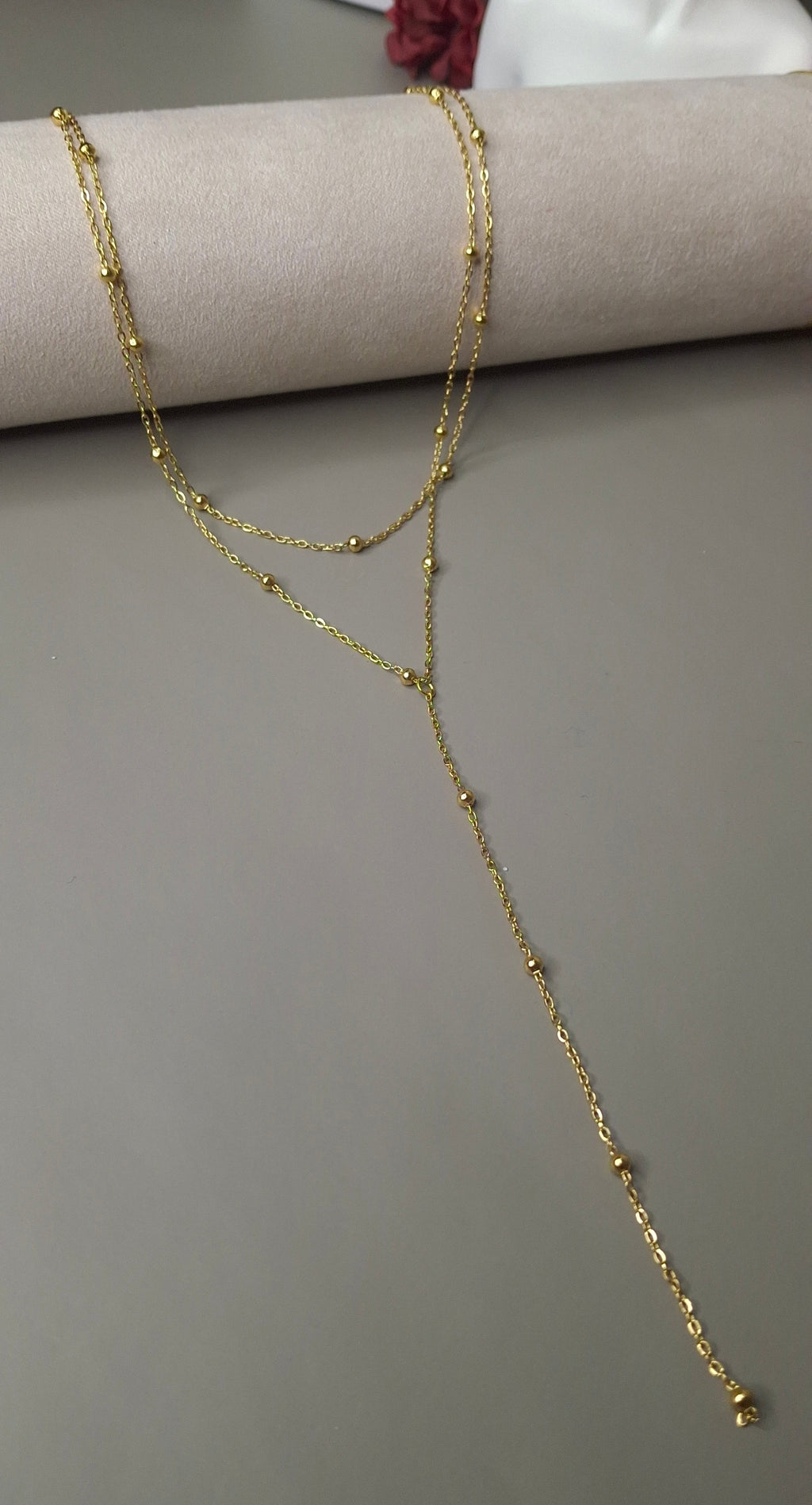 Cadena en Y puntitos