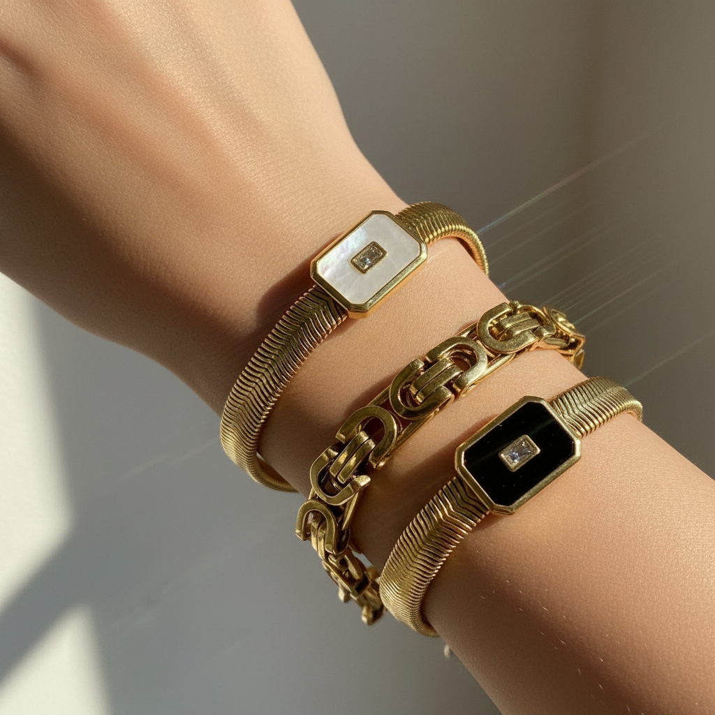 Pulsera snake black