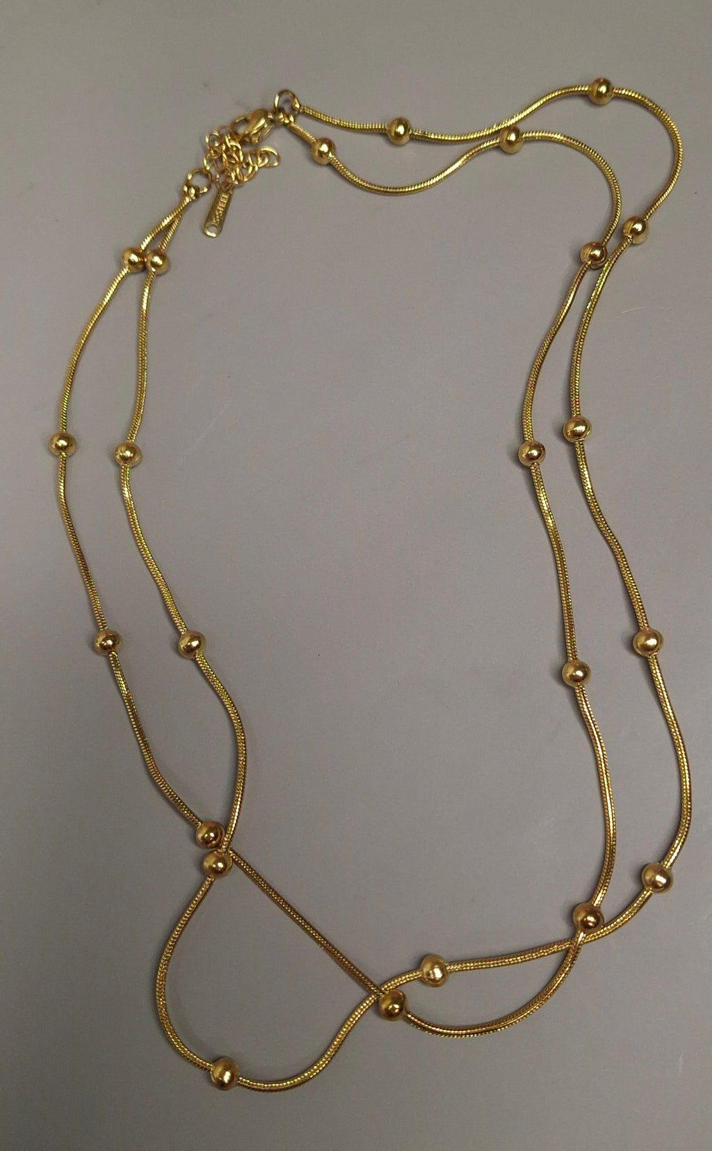 Collar doble puntitos