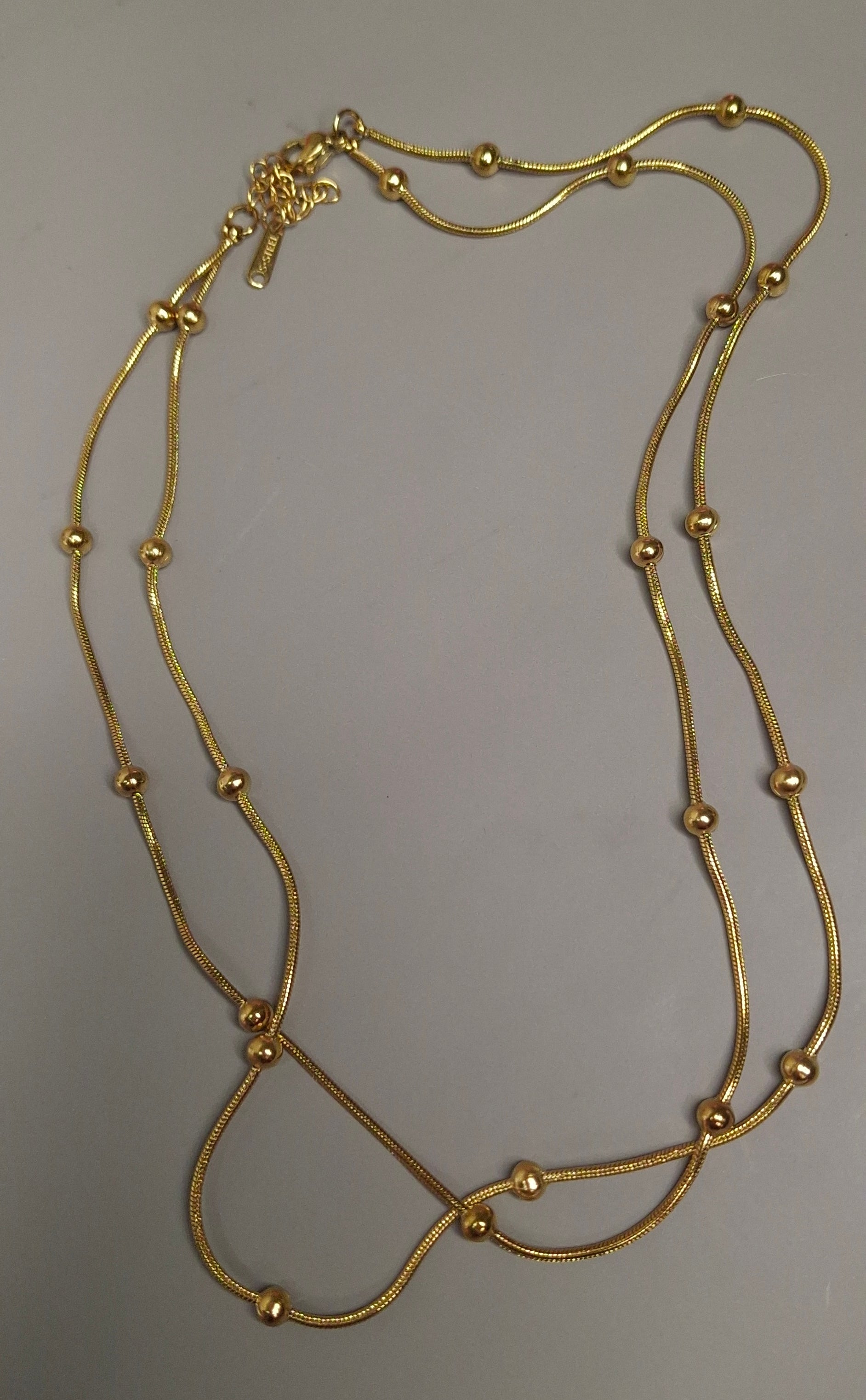 Collar doble puntitos